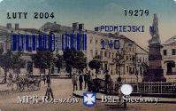 Rzeszow, bilet sieciowy podmiejski N, luty 2004, 140z
