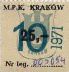 Krakw, znaczek miesiczny, X.1971r., 25z