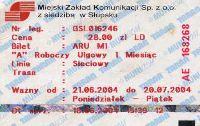Supsk, miesiczny ARU M1, 28z, numer czerwony - rok 2004