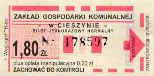 Cieszyn - Wglogryf, rok 2004, 1,80z+0,20z, bilet normalny nabyty u kierowcy, kremowy papier