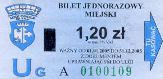 Opole - bilet ulgowy gminny, rok 2005, 1.20z