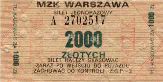 Warszawa, 2000z, ZGP-3, seria A