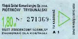 Piotrkw Trybunalski, 1,80z, seria A1, niebieski papier