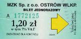 Ostrw Wielkopolski, MZK Sp z o.o., podpis: CZG SA; 1,20z