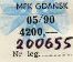 MPK Gdask, znaczek miesiczny, 05/90, 4200z