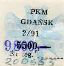 PKM Gdask, znaczek miesiczny, 2/91, 5500z (p9800z)