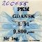 PKM Gdask, znaczek miesiczny, 8/91, 9800z