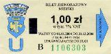 Opole, rok 2004, 1,00z, numer trawiastozielony