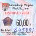 Pock, znaczek miesiczny, listopad 2004, 60,00z