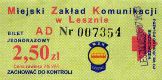 Leszno - z logo MZK (od marca 2005), 2,50z