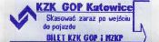 Katowice - bilet z automatu, wybrakowany