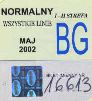 Biaystok, bilet miesiczny imienny normalny, strefy I+II, maj 2002