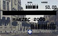 Rzeszw, bilet sieciowy, marzec 2000, 50.00z