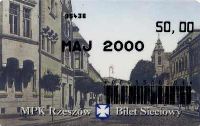 Rzeszw, bilet sieciowy, maj 2000, 50.00z