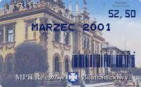 Rzeszw, bilet sieciowy, marzec 2001, 52.50z