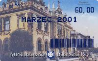 Rzeszw, bilet sieciowy, marzec 2001, 60.00z