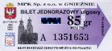 Gniezno - 85gr, rodzaj biletu szerok czcionk