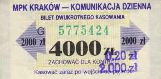 Krakw, 4000z (p0,20z/2000z), seria G
