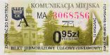 Kielce, panorama - bilet jednorazowy ulgowy ustawowy, 0,95z