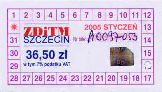 Szczecin, stycze 2005, 36,50z