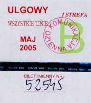 Biaystok, bilet miesiczny imienny ulgowy, strefa I, maj 2005