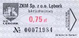 Lbork - seria M-05, numer omiocyfrowy, 0,75z