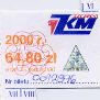 Szczecin, bilet kwartalny - rok 2000, 64,80z