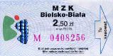 Bielsko-Biaa - 2,50z, numer 7-cyfrowy