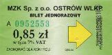 Ostrw Wielkopolski, MZK Sp z o.o., podpis: CZG SA; 0,85z