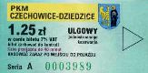 Czechowice-Dziedzice, 1,25z, ulgowy, numer trawiastozielony