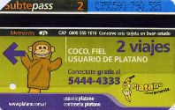 Buenos Aires - 2 viajes, Platano, z mapk