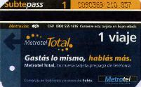 Buenos Aires - 1 viaje, Metrotel total