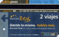 Buenos Aires - 2 viajes, Metrotel total, niebieskie to