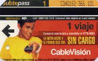 Buenos Aires - 1 viaje, CableVision