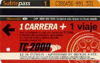 Buenos Aires - 1 viaje, TC 2000