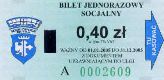 Opole - bilet socjalny, rok 2005, 0,40z