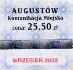 Augustw, znaczek miesiczny -  wrzesie 2003, 25,50z