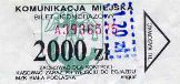 Biaa Podlaska - 2000z (p1,20z), seria A, piecztka niebieska