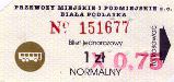 Biaa Podlaska, PMiP - 1z (p0,75z), numer szeroki, 6-cyfrowy