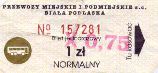 Biaa Podlaska, PMiP - 1z (p0,75z), numer wski, 6-cyfrowy