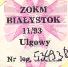 Biaystok, znaczek miesiczny - 11.1993, ulgowy