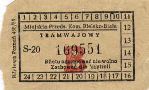 Bielsko-Biaa - bilet tramwajowy B, seria S-20