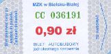 Bielsko-Biaa - rok 1999, 0,90z, seria CC