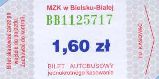 Bielsko-Biaa - rok 1999, 1,60z, seria BB
