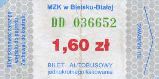 Bielsko-Biaa - rok 1999, 1,60z, seria DD