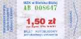 Bielsko-Biaa - rok 2000, 1,50z, seria AB