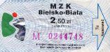 Bielsko-Biaa - hologram: DrukFont, 2,50z