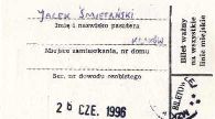 Bielsko-Biaa - bilet tygodniowy, 5,50z/55000z, rok 1996, rewers