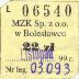 Bolesawiec, bilet miesiczny - listopad 1999, 22z