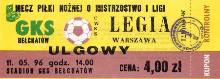 GKS Bechatw - Legia Warszawa